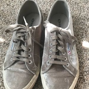 Superga velvet sneakers